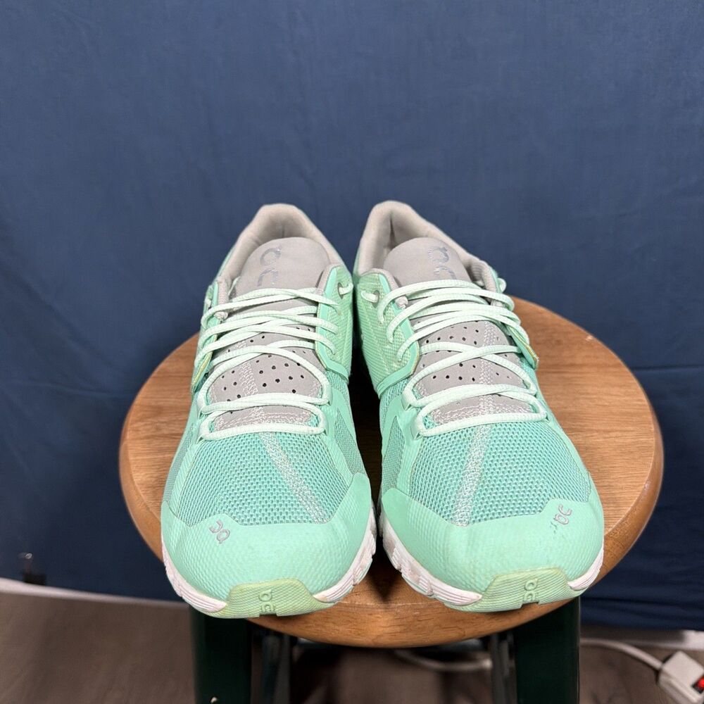 On Running Cloud 5 Mint Green Women's Running Shoes Size 9 - Picture 2 of 7